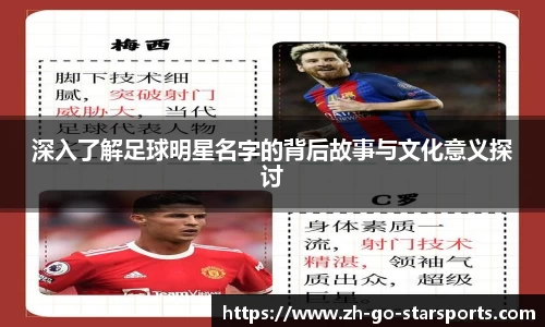 深入了解足球明星名字的背后故事与文化意义探讨
